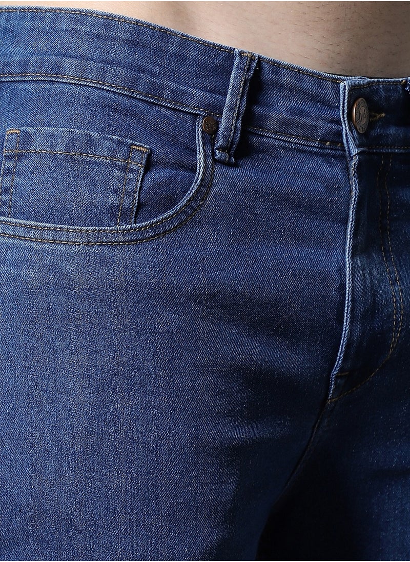 HIGH STAR - Bootcut Heavy Fade Acid Wash Jeans for Men - Image 1