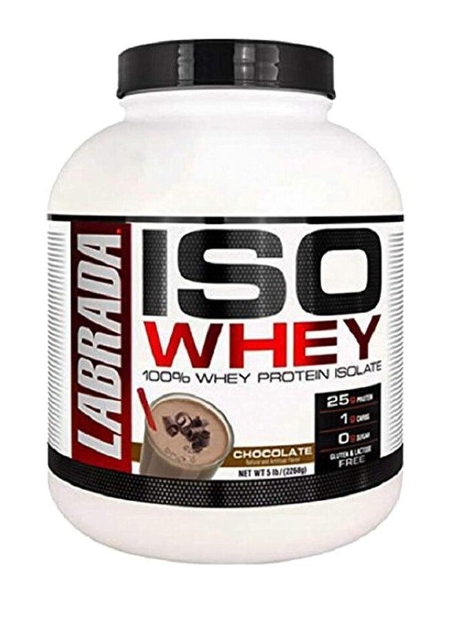 Labrada Iso 100% Whey Protein Isolate Powder, 5 Lbs, Chocolate - Image 1