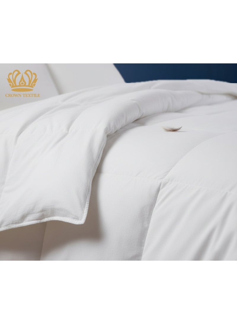 CROWN TEXTILE Luxury microfiber 235*250 double hotel duvet filling is soft and refreshing - Image 2