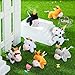 Aoriher 24 Pcs Mini Cow Stuffed Animal 315 Inch Farm Animals Standing Cow Keychain Christmas Appreciation Gift Cute Stress Relief Stuffed for Employees Backpack Handbag - Image 4