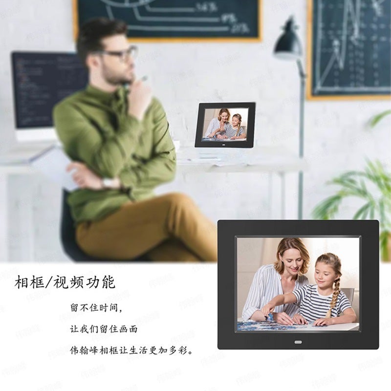 Selling 4:3 Aspect Ratio 8Inch Digital Clock Digital Po Frame Electronic Lcd Screen Elderly Medication Reminder Clock - Image 4