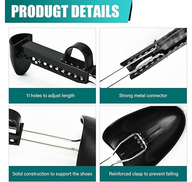 B11 Plastic Shoe Trees Stretcher Shaper for Men's shoes - Image 4