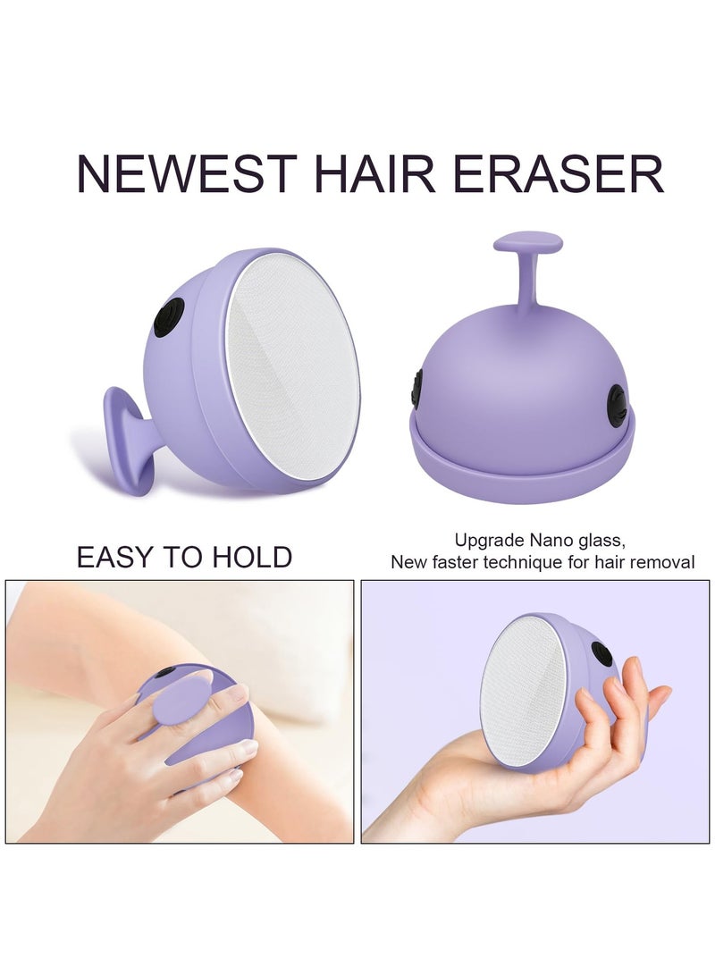 SYOSI Crystal Hair Removal Epilator, Magic Painless Hair Eraser for Silky Smooth Skin, for Women Washable Reusable Skin Exfoliating Hair Removal Stone for Women Men, Unique Shape Hair Shaver - Image 3