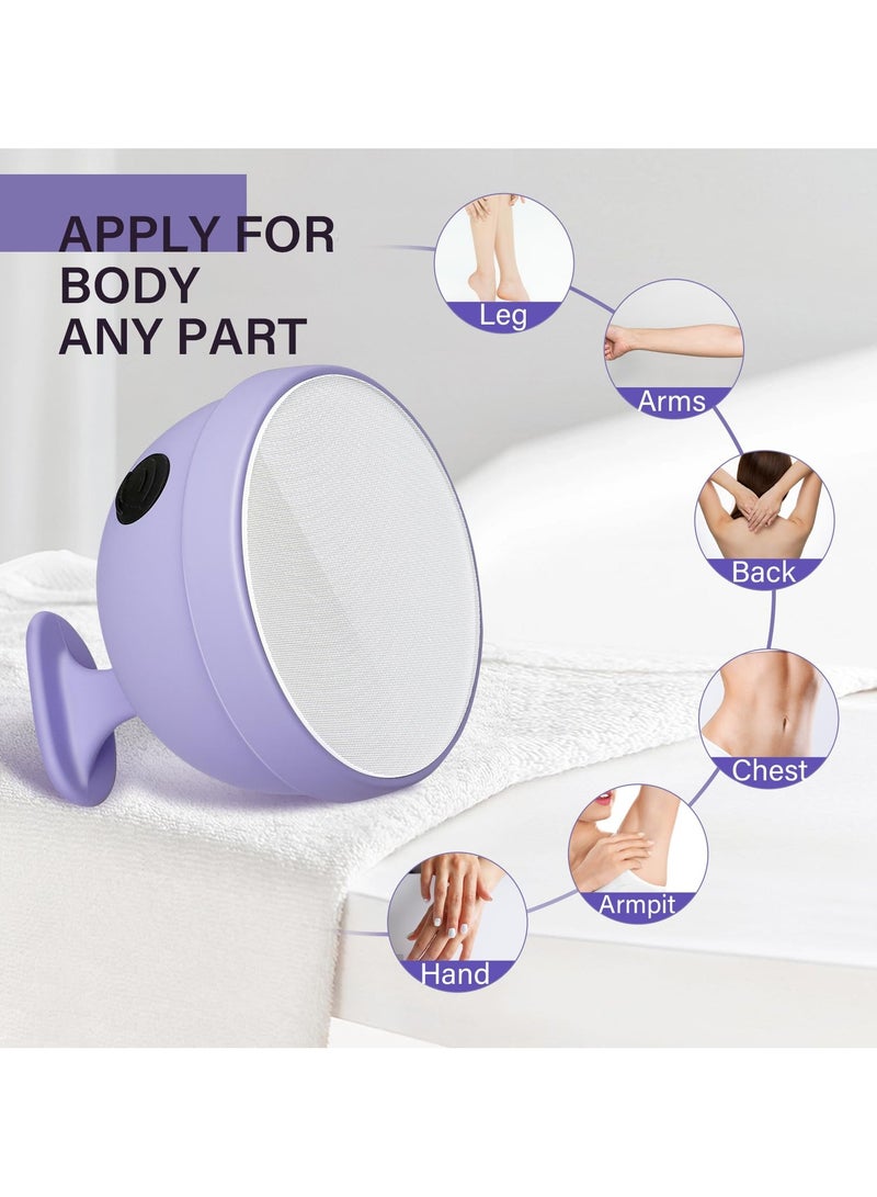 SYOSI Crystal Hair Removal Epilator, Magic Painless Hair Eraser for Silky Smooth Skin, for Women Washable Reusable Skin Exfoliating Hair Removal Stone for Women Men, Unique Shape Hair Shaver - Image 4