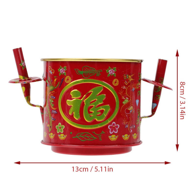 Iron Round Hanging Incense Burner Outdoor Doorway Feng Shui Decorative Censer - Image 3