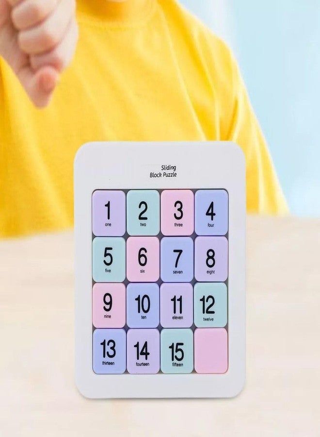 CUBIX3D Magnetic Number Slider Puzzle Game | 15 Tiles Brain Teaser Toy for Kids & Adults | Educational Board Puzzle | Travel-Friendly Mind Development Toy | Made in India - Image 2