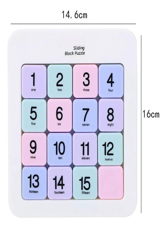 CUBIX3D Magnetic Number Slider Puzzle Game | 15 Tiles Brain Teaser Toy for Kids & Adults | Educational Board Puzzle | Travel-Friendly Mind Development Toy | Made in India - Image 4