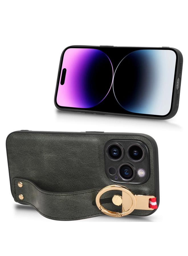 Zaboon Case For iPhone 12 Pro Max Wristband Leather Back Phone Case - Image 3