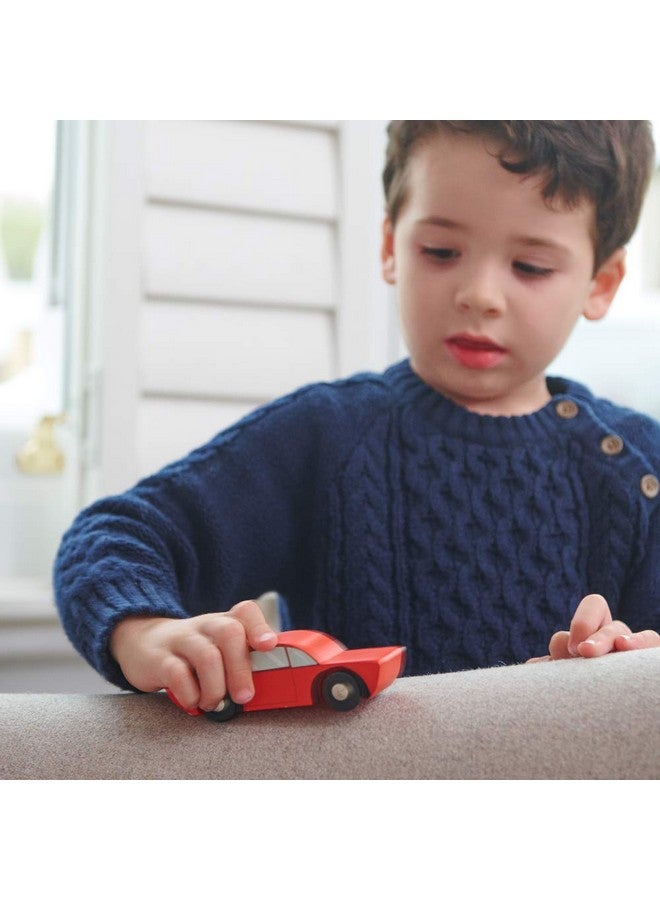 Tender Leaf Toys Tender Leaf Toys - Retro Cars - Three Vintage Solid Wood Super Car Set Made with Premium Quality Materials - Encourages Imaginative Roleplay and Develops Fine Motor Skills for Children 3+ - Image 4