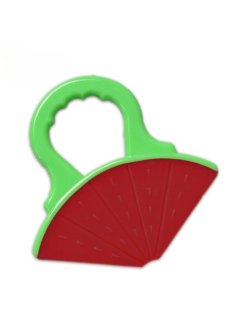2pcs Non-toxic Fruit Shaped Soft And Comfortable Baby Silicone Teether Combo Silicone Fruit Shape Teether for Baby/Toddlers/Infants/Children - Image 3
