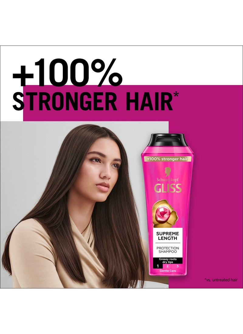 Gliss Supreme Length - Protection Shampoo 400ml - Image 3
