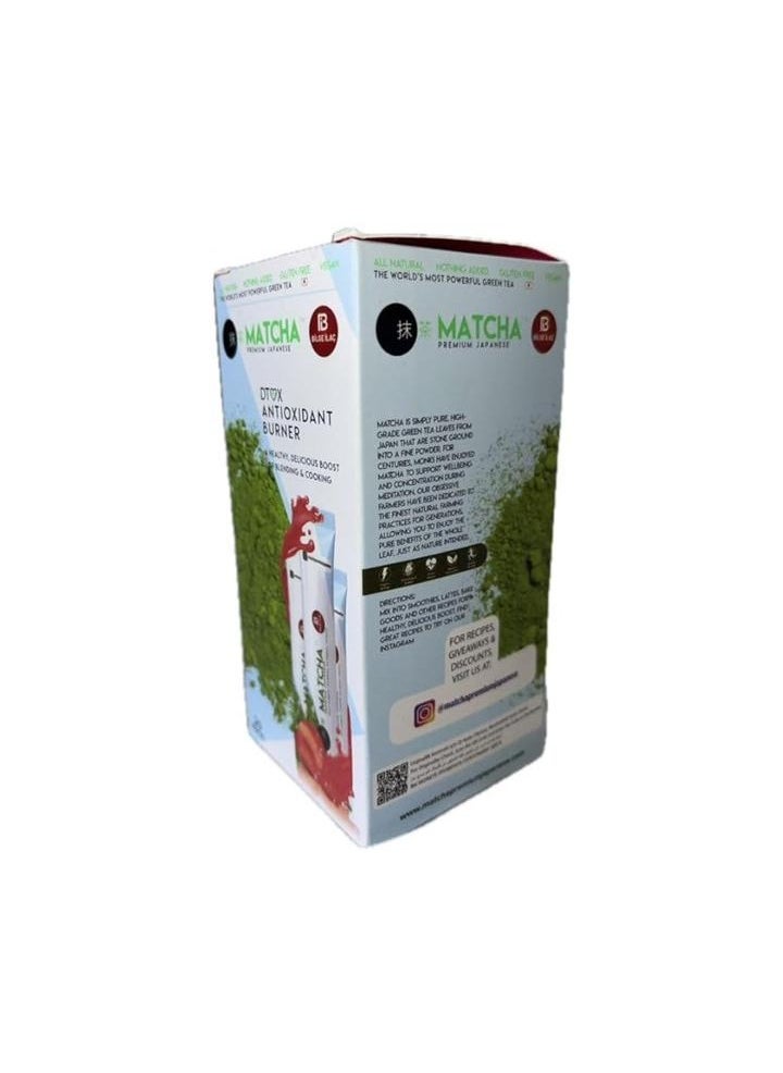 MATCHA - Japanese Matcha Tea with  strawberry  Antioxidant for Weight Loss and Fat Burning - 20 Bags - Image 1