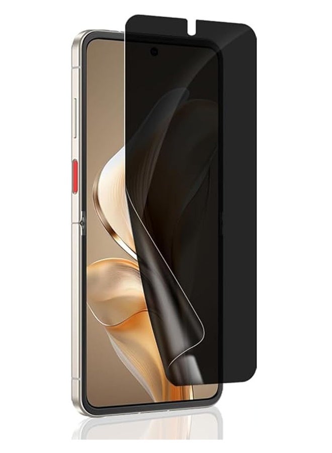 【2 Pack】 Privacy Screen Protector Compatible with ZTE Nubia Flip 5G, Anti-Scratch, Easy to Install, Anti-spy TPU Screen Protector for Nubia Flip 5G - Image 1