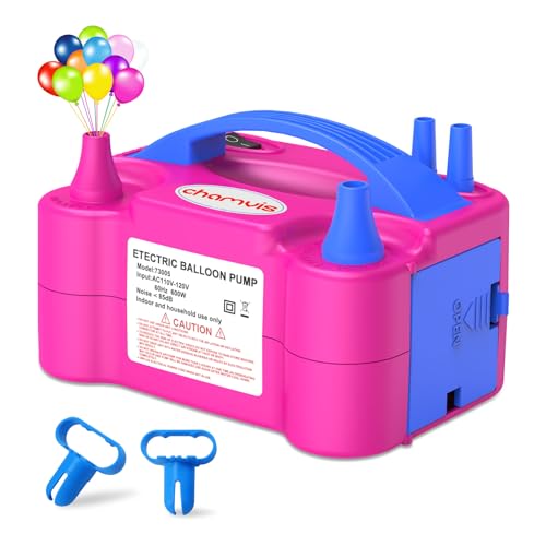 Chamvis Balloon Pump Electric, 110V 600W Balloon Pump Inflate, Air Pump for Balloons: Balloon Blower Machine for Fast and Easy Filling Balloons - Image 1