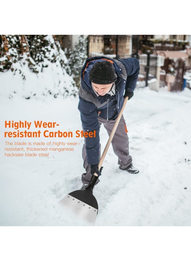 SOLARAE أداة حديقة متعددة الوظائف، مجرفة حديقة، مجرفة تنظيف حديقة خارجية متعددة الوظائف، مجرفة تنظيف من الفولاذ المقاوم للصدأ، لتنظيف الحديقة، وإزالة الأعشاب الضارة، وزراعة المزرعة - Image 3