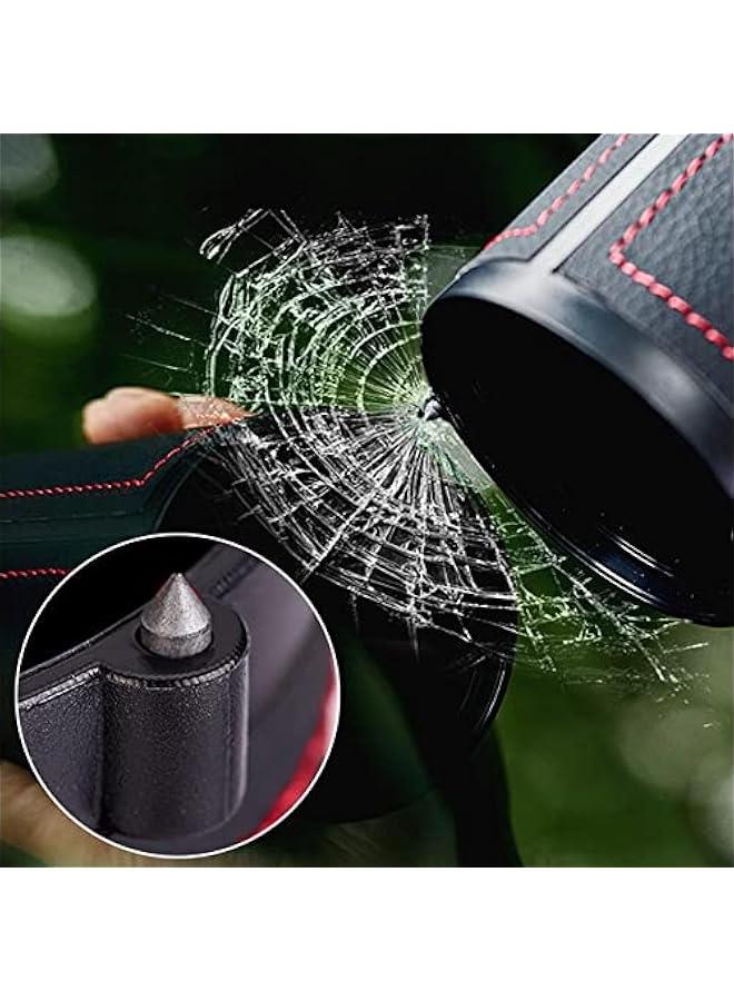 FYLX Car Tissue Tube Cylinder Tissue Box Diameter 275'' PU Leather Round Tissues Container for Car Cup Holder Up to 30 Count Tissue - Image 4