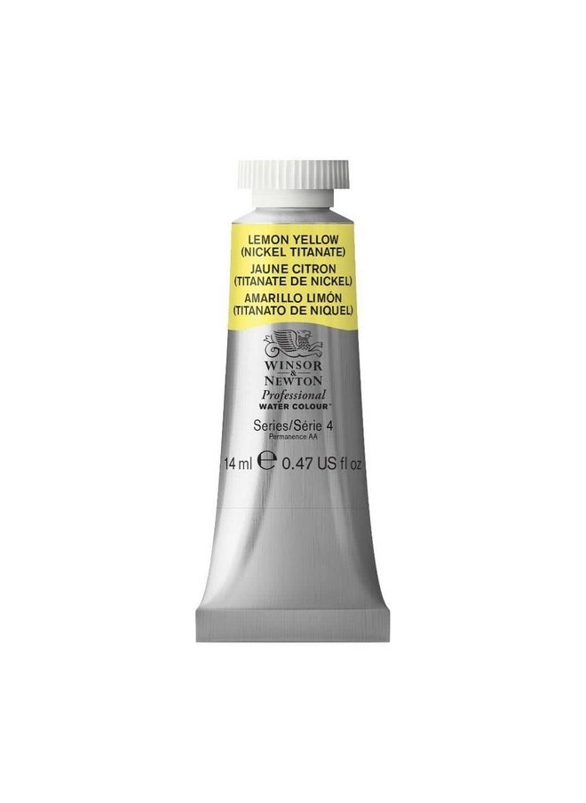 WINSOR & NEWTON Professional Water Colour 14 Ml - Lemon Yellow Hue (347) - Finely Pigmented, Vibrant, Vivid & Intermixable Artists' Water Colour Paints - More Colours Available  - Image 1
