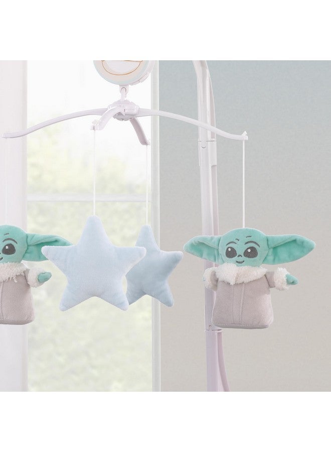 NoJo Star Wars Grogu Cutest in The Galaxy Musical Mobile - Rotating Nursery Spinner with Calming Lullaby - Plush Hanging Feature for Newborn Sleep - Crib Mount, Space Theme Accent - Image 3