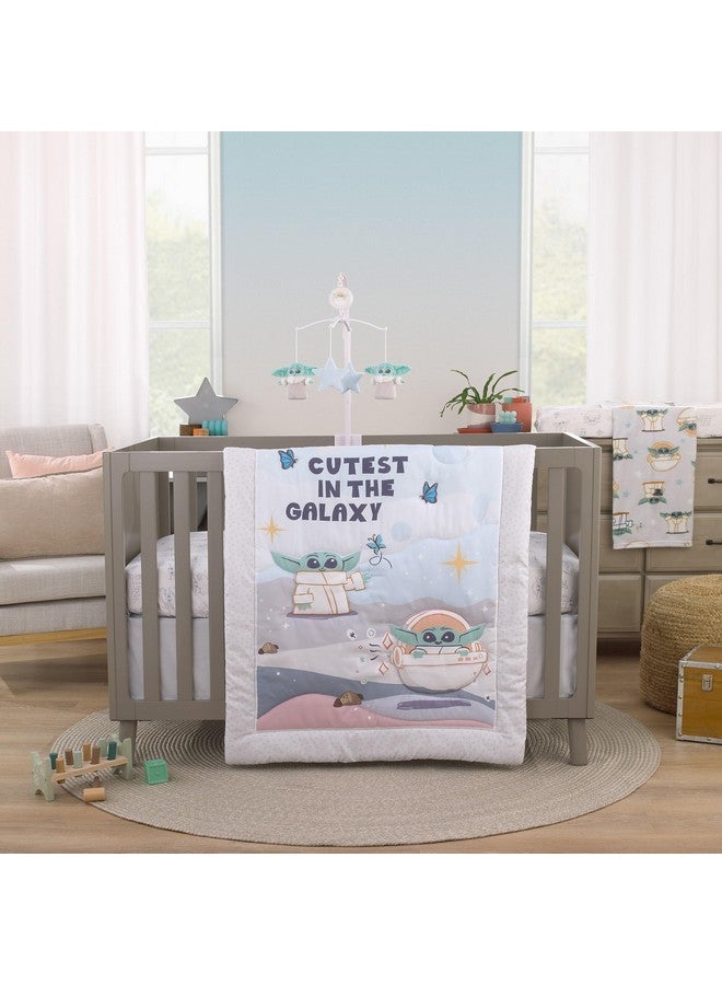 NoJo Star Wars Grogu Cutest in The Galaxy Musical Mobile - Rotating Nursery Spinner with Calming Lullaby - Plush Hanging Feature for Newborn Sleep - Crib Mount, Space Theme Accent - Image 4