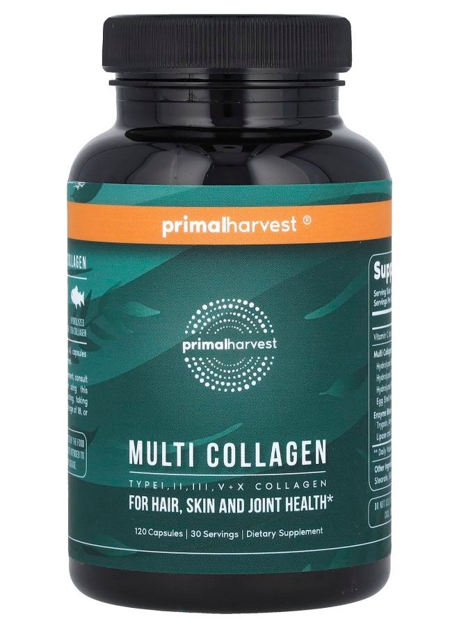 Primal Harvest Multi Collagen 120 Capsules 