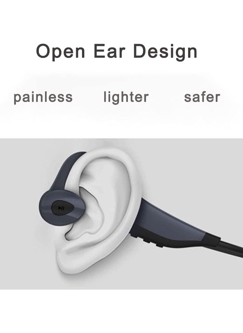 Generic - Bone Conduction Headphones Bluetooth Open Ear Headphones for Swimming Underwater IPX8 Waterproof Headphones - Image 1