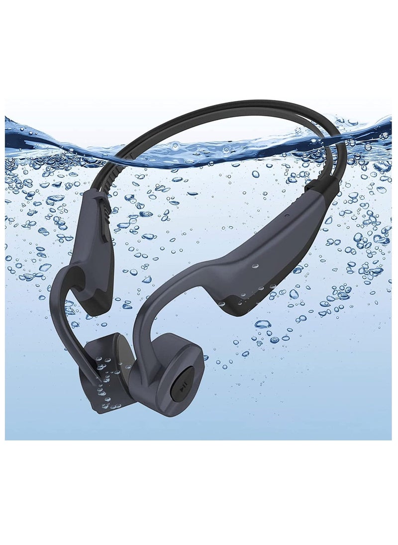 Generic - Bone Conduction Headphones Bluetooth Open Ear Headphones for Swimming Underwater IPX8 Waterproof Headphones - Image 1
