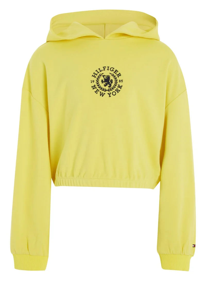 TOMMY HILFIGER Kids Crest Logo Hoodie