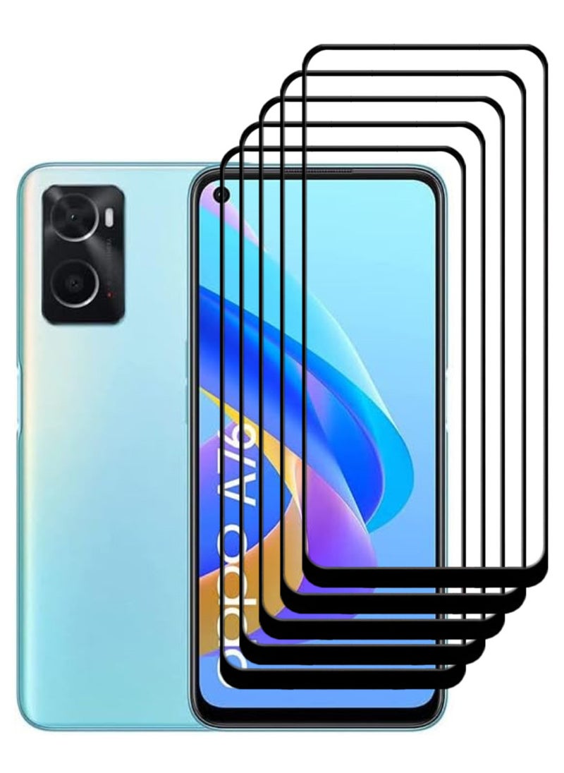 ACLIX 5 Pieces Antistatic ESD Dustproof Premium Quality High Definition Tempered Glass Screen Protector Designed For Oppo A76 - Image 1