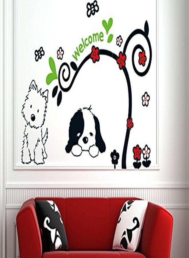 Asmi Collections Wall Stickers Wall Decals Welcome Tree DM5745 - Image 3