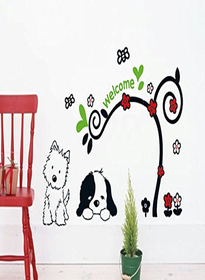 Asmi Collections Wall Stickers Wall Decals Welcome Tree DM5745 - Image 2