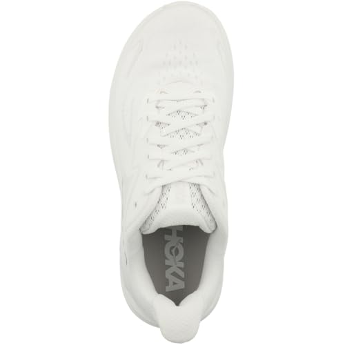 Hoka Women's Clifton 10 Sneaker, White/White, 7 Wide - Image 2