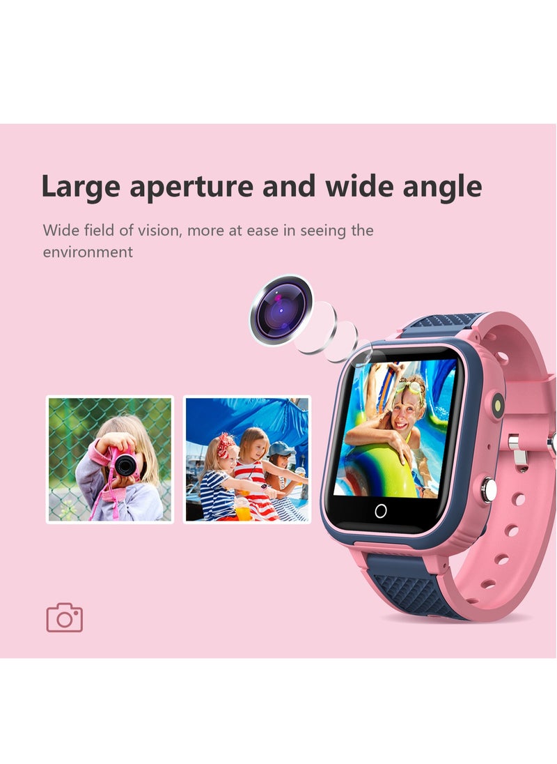 EVEREEN - LT21 4G Smart Watch Kids GPS WIFI Video Call SOS IP67 Waterproof Child Smartwatch Camera Monitor Tracker Location Phone Watch(Black) - Image 1