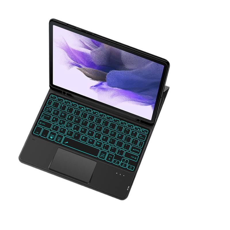 DGG Black Samsung Tab Keyboard Case Compatible with Multiple Samsung Tab Models with Protective Cover Stand Function and Daily Tablet Carry - Image 2