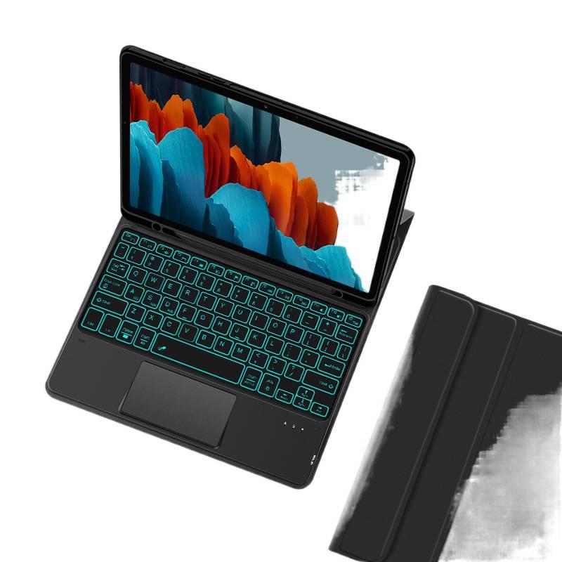 DGG Black Samsung Tab Keyboard Case Compatible with Multiple Samsung Tab Models with Protective Cover Stand Function and Daily Tablet Carry - Image 3