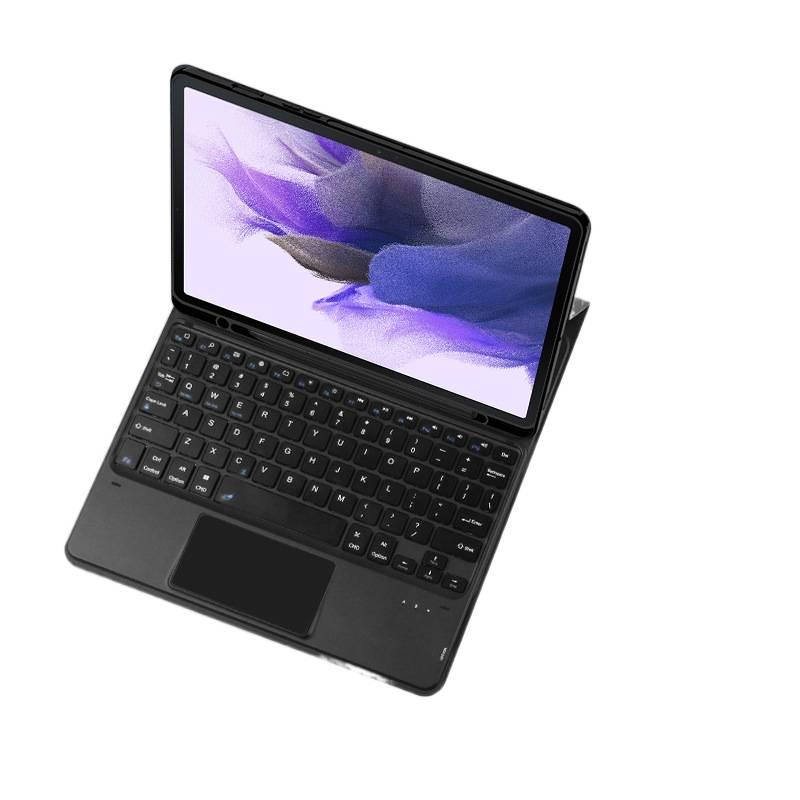 DGG Black Samsung Tab Keyboard Case Compatible with Multiple Samsung Tab Models with Protective Cover Stand Function and Daily Tablet Carry - Image 1