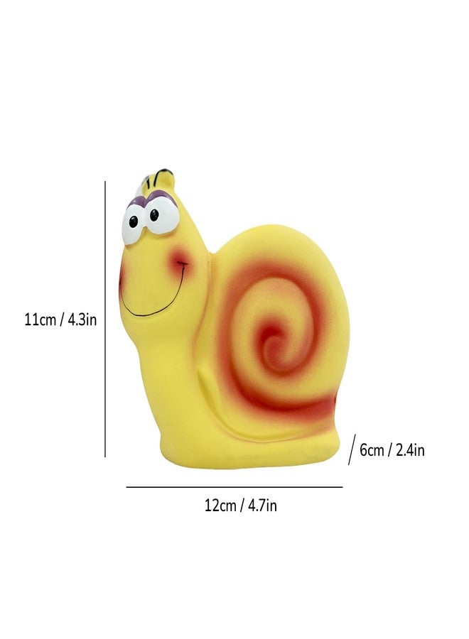 Zigly Lifestyle Turbo Tom Snail Squeaker Dog Toy - Image 2