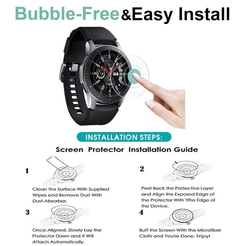 Wisely |Pack of 5pc| Screen Guard Protector For Boat Lunar Discovery (1.39'' inch) Anti Shock, Anti-Scratch, HD Clear, Full Cover - Image 5