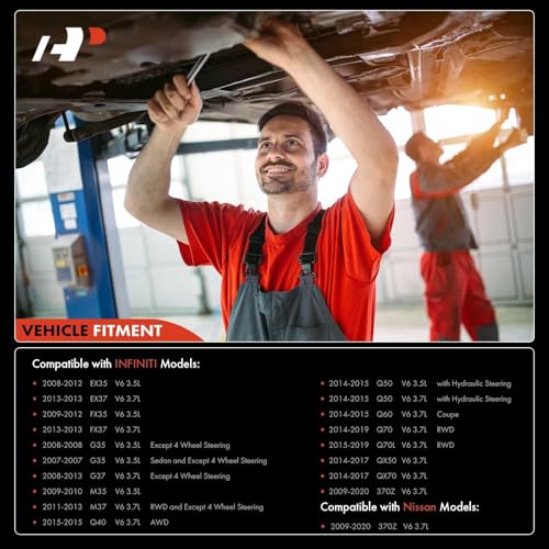 A-Premium مضخة توجيه كهربائية A-Premium، مع بكرة، متوافقة مع طرازات نيسان وإنفينيتي - 2007-2020 - 370Z، EX35، EX37، FX35، FX37، G35، G37، M35، M37، Q40، Q50، Q60، Q70(L)، QX50، QX70 - Image 2