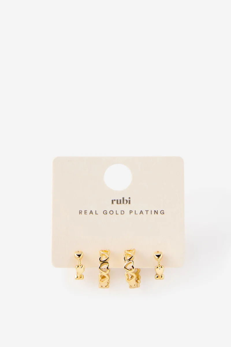 Rubi 2Pk Mid Earring