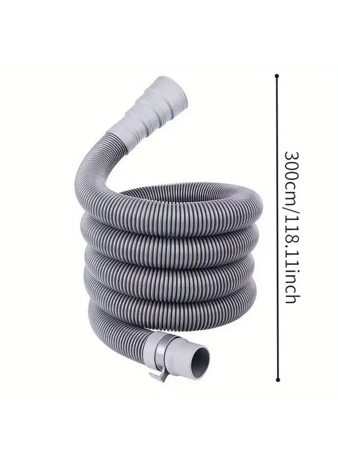Heavy Duty RV Water Hose With Automatic Roller 3m 118 Inch Flexible Drain Hose - Image 3