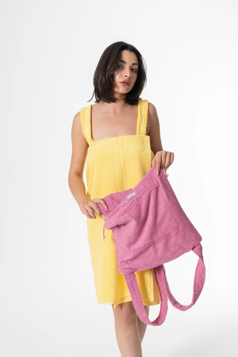 Ender Home Towel Beach Backpack + Towel Pool Sea Sunbed Towel Bag
