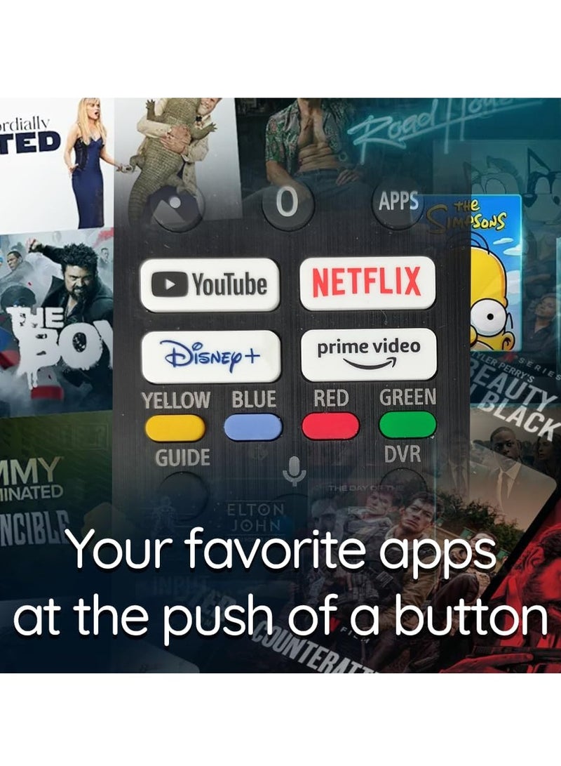 RMF-TX520U 1-009-952-11 Replace Voice Remote Control Compatible with Sony Smart TV - Image 3