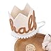 Dokuna Half Birthday Hat Natural Boho Six Months 12 Birthday Decorations for Baby Boy Cake Smash Party Crown Boy - Image 3