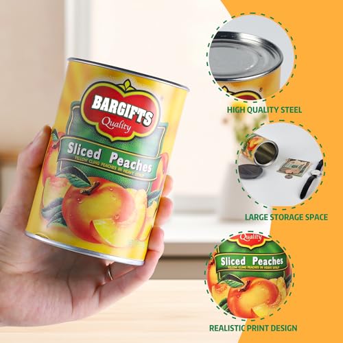 BarGifts Hidden Safe Fake Can with Hidden Compartment, Hidden Storage Keep Your Valuables Safe Like Money, Keys, and Jewelry- Peach - Image 3