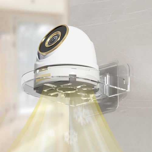 Jubobu Acrylic Small Wall Mount Floating Camera Shelf 2 Pack Baby Monitor Holder,Clear Mini Flexible Shelf for Bathroom, Bedroom, Kitchen (Transparent) - Image 4