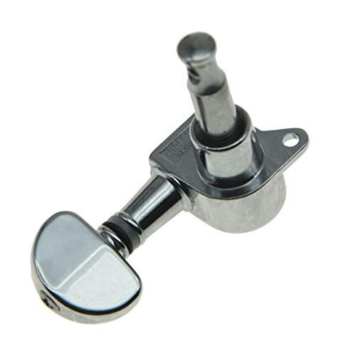 Wilkinson 3x3 ROTO Style Guitar Tuners Tuning Keys Pegs Guitar Machine Heads for Les Paul or Acoustic Guitars Chrome - Image 5
