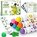 JUPITEARTH 22 PCS Dot Markers for Toddlers 8 Colors Washable Bingo Daubers with 120 PDF 12 Printed Activity Papers 2 Stencils NonToxic Dot Paint for Toddler 13 Markers for Kid Arts and Crafts - Image 2