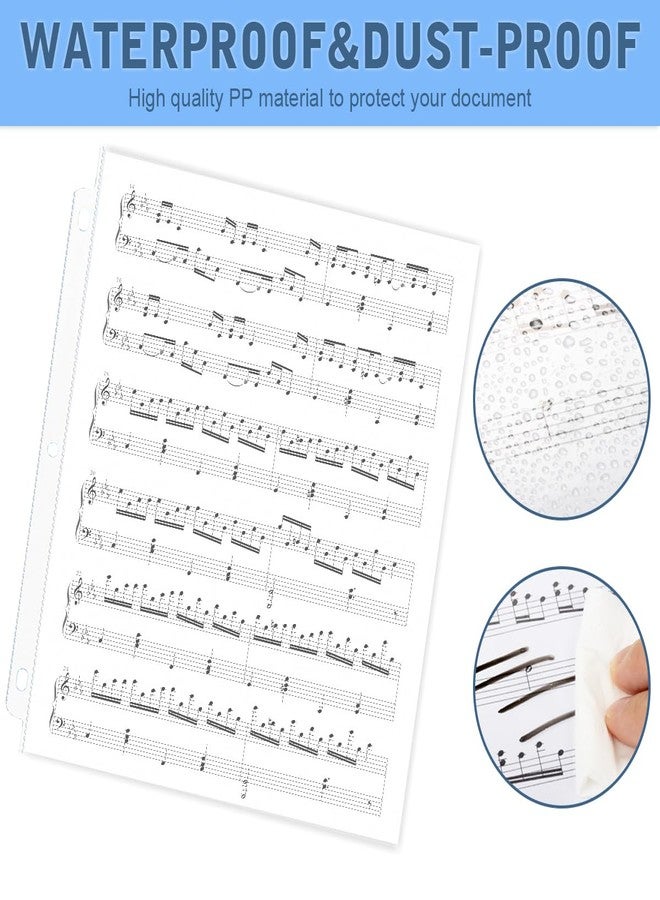 DOSEWART 70Pack Sheet Protectors, Clear Heavy Duty Plastic Page Protectors for 3 Ring Binder, Top Loading Sheet Protectors 8.5 x 11” for Photo, Paper, Document Protector - Image 3