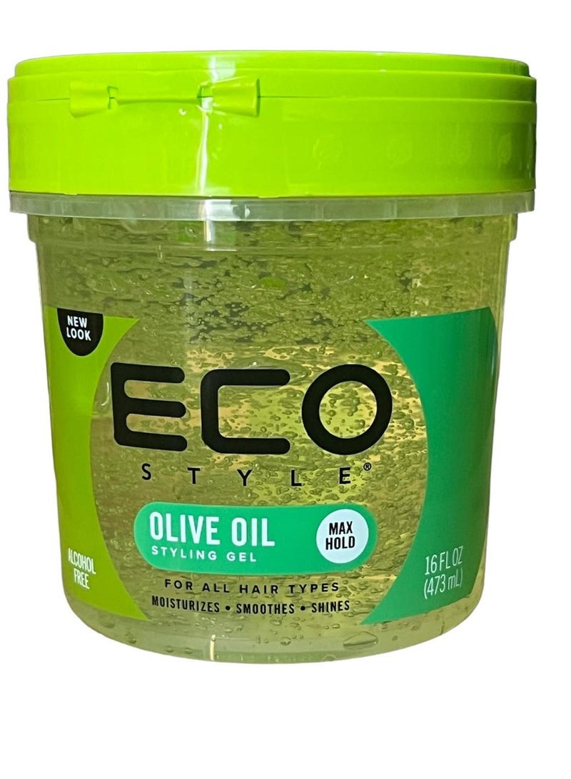 ECO Professional Olive Oil Styling Gel 473ml - Image 1