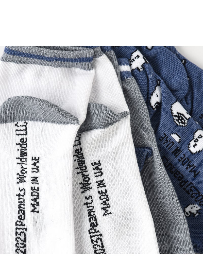 Urban Haul X Snoopy Ankle Socks - Pack of 3